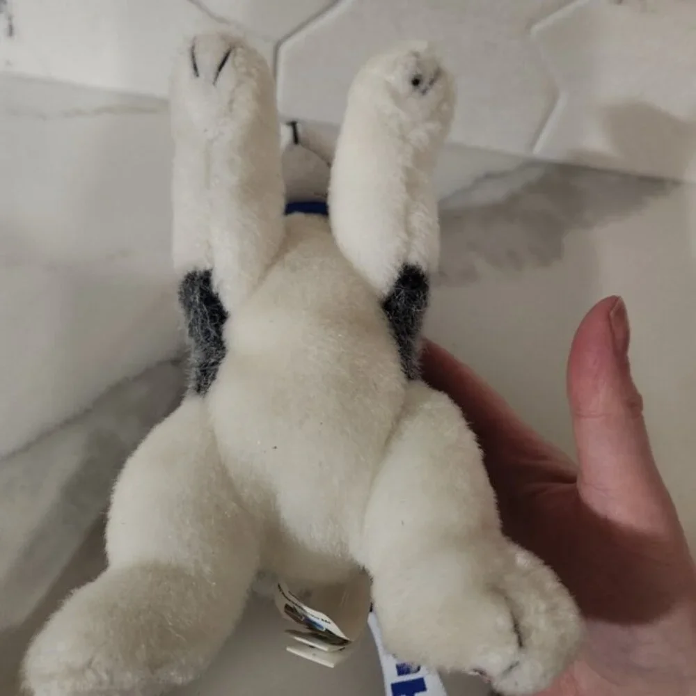 Husky Gas Dog Plush Stuffed Animal Blue Collar Realistic‎ Eyes